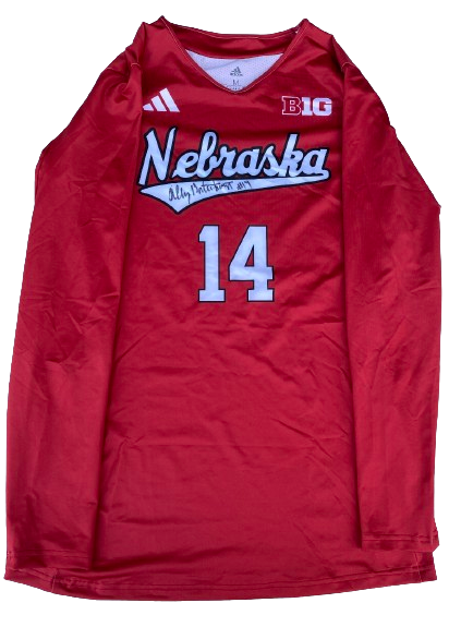 Ally Batenhorst Nebraska Volleyball Signed Game Jersey (Size M)