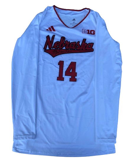 Ally Batenhorst Nebraska Volleyball Signed Game Jersey (Size M)