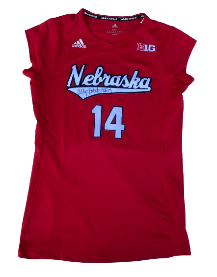 Ally Batenhorst Nebraska Volleyball Signed Game Jersey (Size MT)