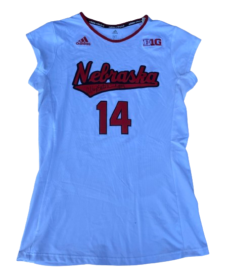 Ally Batenhorst Nebraska Volleyball Signed Game Jersey (Size MT)