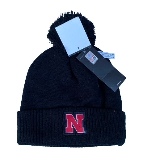 Ally Batenhorst Nebraska Volleyball Team Issued Set of (2) Beanie Hats - New with Tags