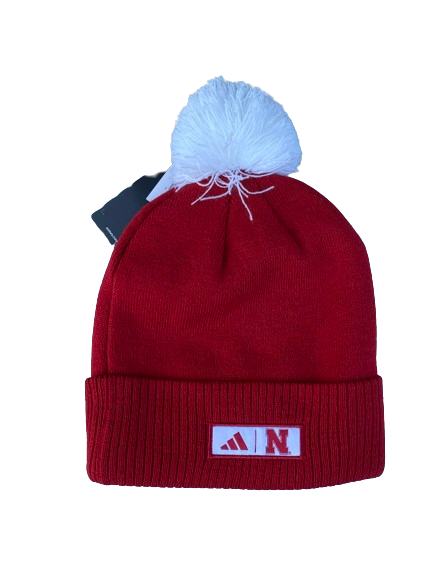 Ally Batenhorst Nebraska Volleyball Team Issued Set of (2) Beanie Hats - New with Tags