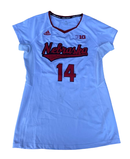 Ally Batenhorst Nebraska Volleyball Signed Game Jersey (Size L)