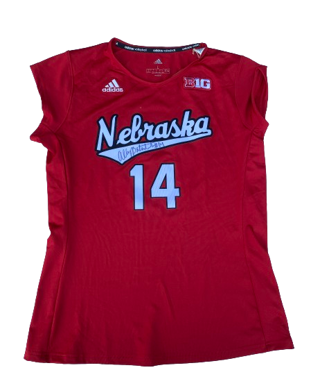Ally Batenhorst Nebraska Volleyball Signed Game Jersey (Size L)