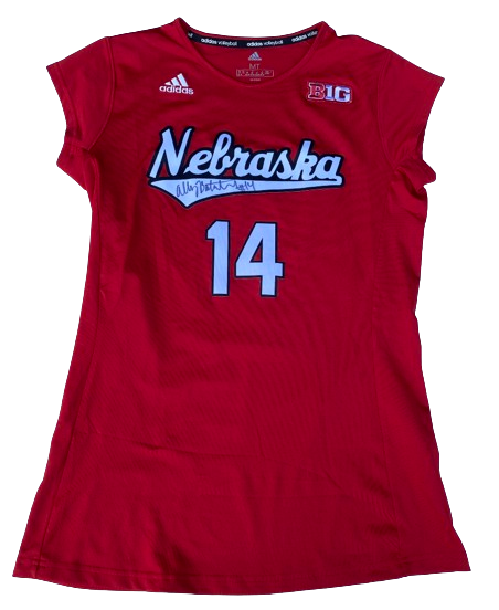 Ally Batenhorst Nebraska Volleyball Signed Game Jersey (Size MT)