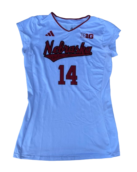 Ally Batenhorst Nebraska Volleyball Signed Game Jersey (Size M)