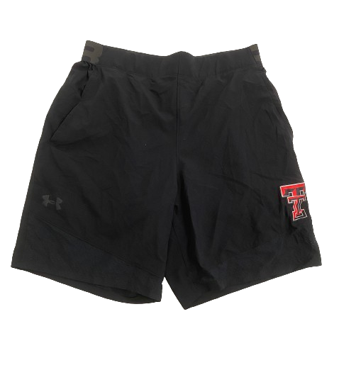 Kevin McCullar Jr. Texas Tech Basketball Team Issued Workout Shorts (Size L)