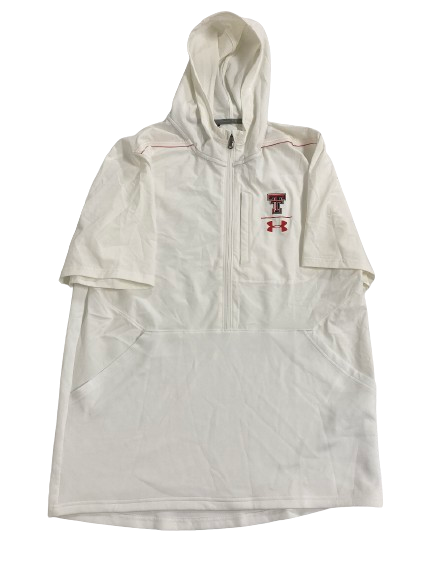 Kevin McCullar Jr. Texas Tech Basketball Player Exclusive Short Sleeve Quarter-Zip Jacket (Size L)