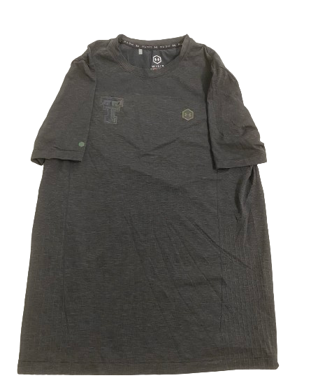 Kevin McCullar Jr. Texas Tech Basketball Team Issued Workout Shirt (Size L)