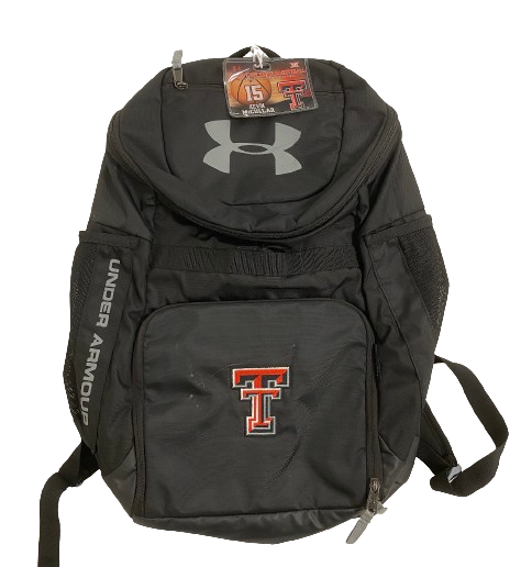 Kevin McCullar Jr. Texas Tech Basketball Player Exclusive Backpack with Travel Tag