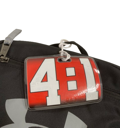 Kevin McCullar Jr. Texas Tech Basketball Player Exclusive Backpack with Travel Tag