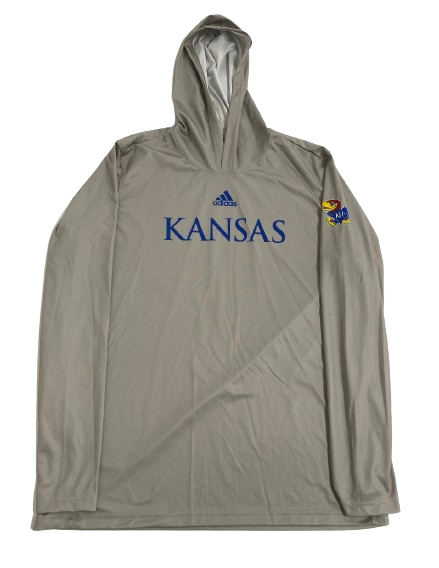 Kevin McCullar Jr. Kansas Basketball Team Issued Performance Hoodie (Size XL)