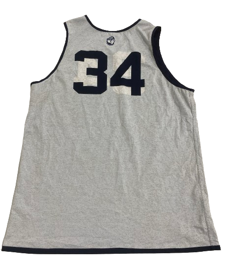 Qudus Wahab Georgetown Basketball Player Exclusive Reversible Practice Jersey (Size XL)