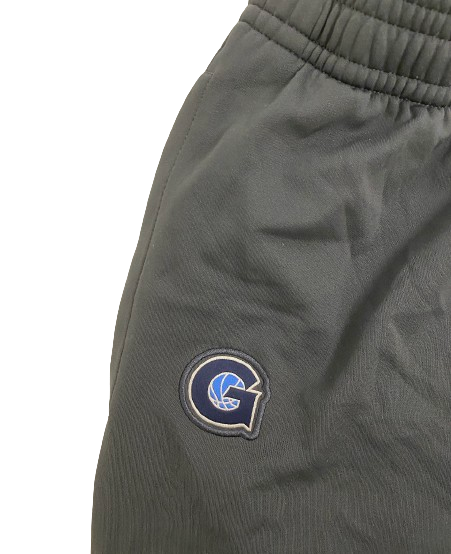 Qudus Wahab Georgetown Basketball Player Exclusive Sweatpants (Size XXLT)