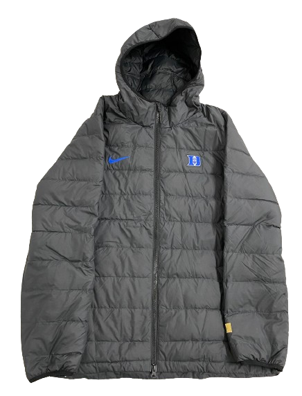 Wendell Moore Duke Basketball Player Exclusive Winter Jacket with GOLD ELITE TAG (Size L)