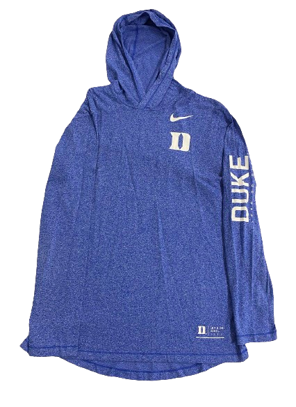 Wendell Moore Duke Basketball Team Issued Performance Hoodie (Size L)