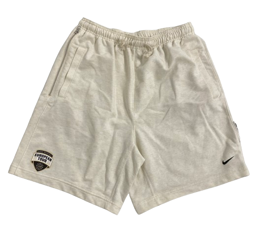 Jared Wulbrun Purdue Basketball Player Exclusive "2023 European Tour" Summer Trip Sweatshorts (Size M)