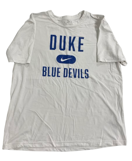 Wendell Moore Duke Basketball Team Issued Workout Shirt (Size L)