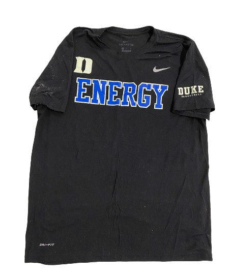 Wendell Moore Duke Basketball Player Exclusive "ENERGY" Shirt with 