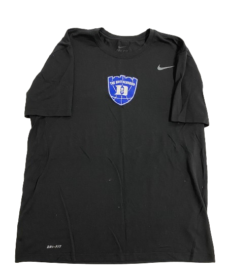 Wendell Moore Duke Basketball Player Exclusive "THE BROTHERHOOD" Pre-Game Warm-Up / Bench Shirt (Size L) *RARE*