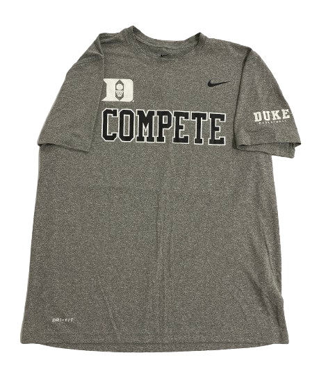 Wendell Moore Duke Basketball Player Exclusive "COMPETE" Shirt with 