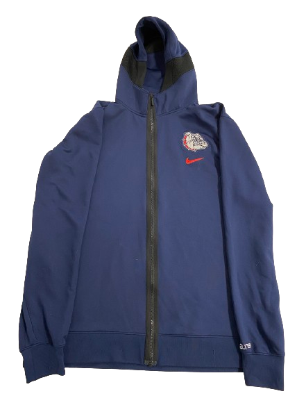 Kaden Perry Gonzaga Basketball Player Exclusive Pre-Game Warm-Up / Bench Jacket (Size XLT)