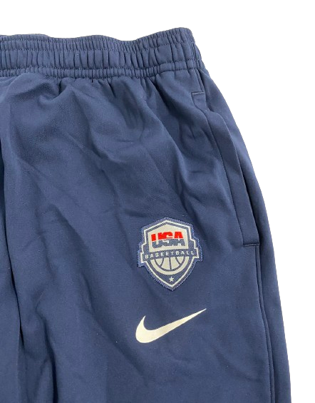 Khalil Iverson Team USA Basketball Player Exclusive Sweatpants (Size XL)