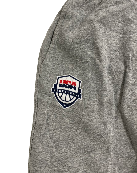 Khalil Iverson Team USA Basketball Player Exclusive Sweatpants (Size XL)