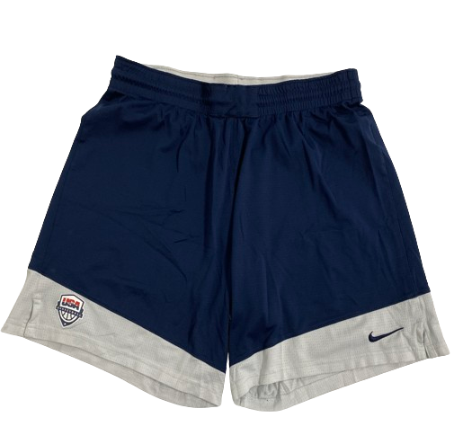 Khalil Iverson Team USA Basketball Player Exclusive Workout Shorts (Size L)