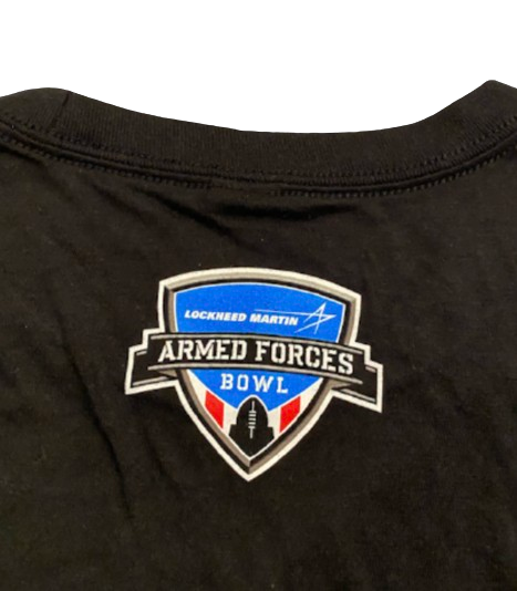 Missouri Football Player Exclusive "2021 Armed Forces Bowl" Workout Shirt (Size L)