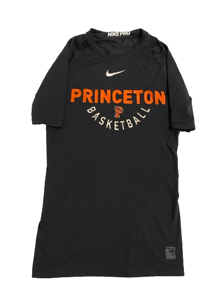 Ethan Wright Princeton Basketball Player Exclusive Fitted Workout Shirt (Size L)