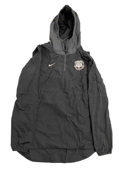 Logan Johnson Georgia Football Player Exclusive Quarter-Zip Jacket (Size M)