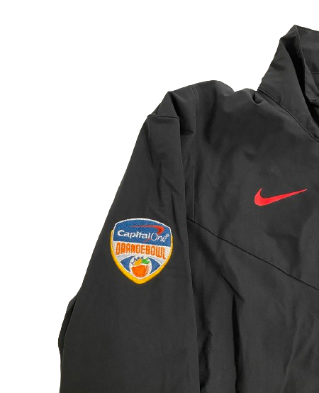 Logan Johnson Georgia Football Player Exclusive Orange Bowl Jacket (Size M)