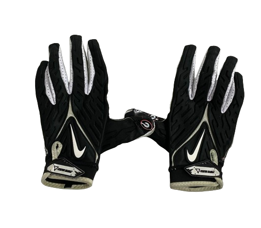 Logan Johnson Georgia Football Player Exclusive Gloves (Size L)