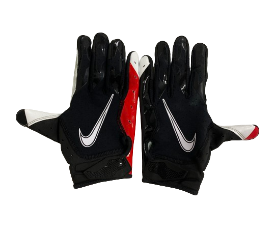 Logan Johnson Georgia Football Player Exclusive Gloves (Size L)