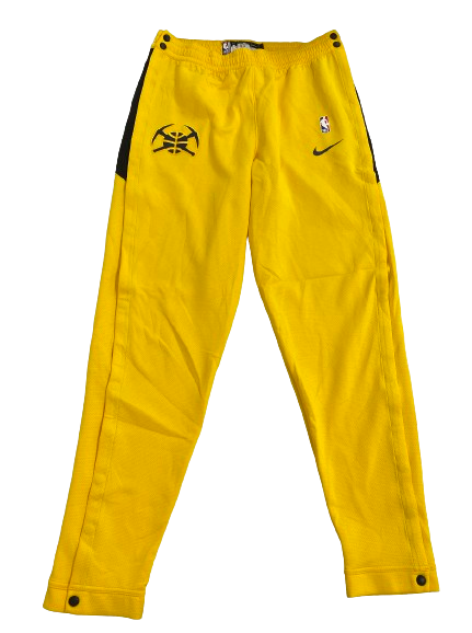 Thomas Welsh Denver Nuggets Player Exclusive Pre-Game Warm-Up Snap-Off Sweatpants (Size XLT)