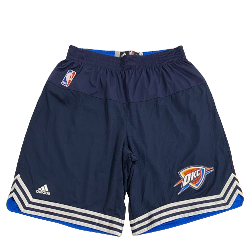 Thomas Welsh Oklahoma City Thunder Player Exclusive Practice Shorts (Size XXL)