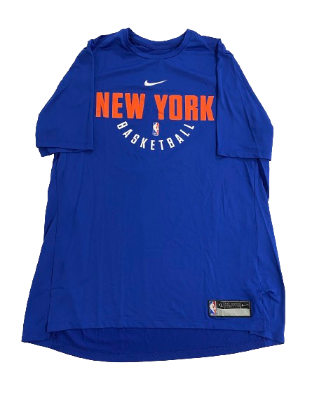 Thomas Welsh New York Knicks Player Exclusive Workout Shirt (Size XL)