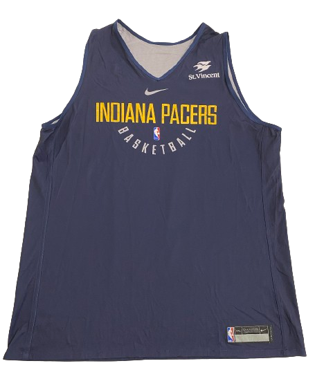 Thomas Welsh Indiana Pacers Player Exclusive Reversible Practice Jersey (Size XXL)