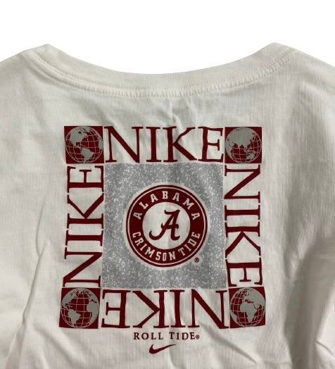 Bailey Dowling Alabama Softball Team Issued Signed Long Sleeve Crop Shirt (Size Women&