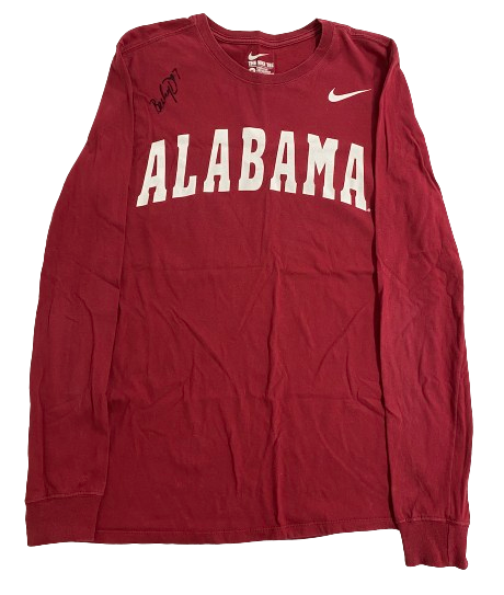 Bailey Dowling Alabama Softball Team Issued Signed Long Sleeve Shirt (Size M)