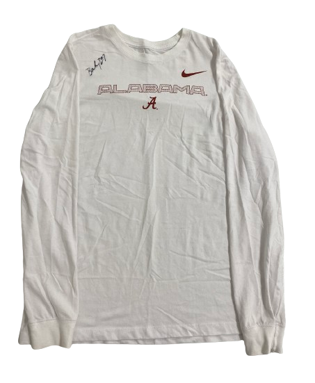 Bailey Dowling Alabama Softball Team Issued Signed Long Sleeve Shirt (Size L)