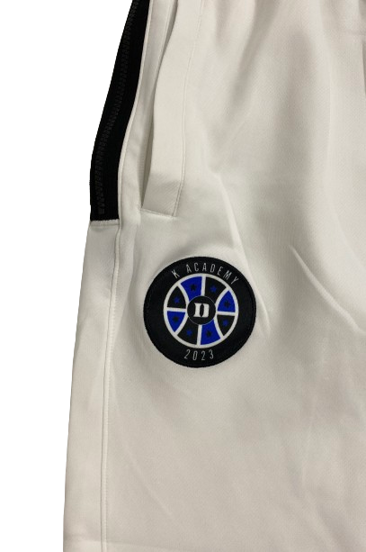 Christian Reeves Duke Basketball Player Exclusive "2023 K ACADEMY" Sweatpants (Size XXL)