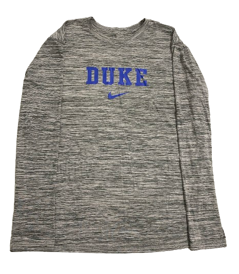 Christian Reeves Duke Basketball Team Issued Long Sleeve Shirt (Size XXL)