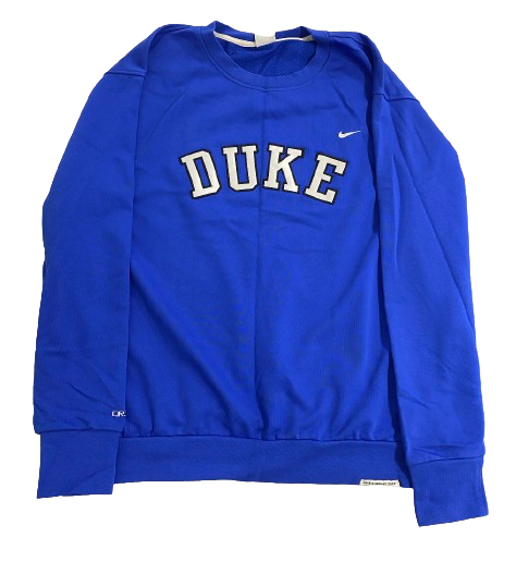 Christian Reeves Duke Basketball Team Issued Crewneck Sweatshirt (Size XXL)