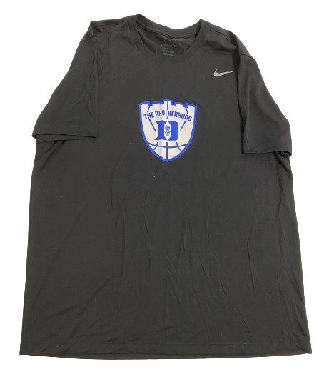 Christian Reeves Duke Basketball Player Exclusive "THE BROTHERHOOD" Pre-Game Warm-Up / Bench Shirt (Size XXL)