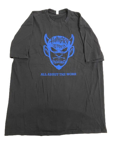 Christian Reeves Duke Basketball Player Exclusive "BROTHERHOOD ALL ABOUT THE WORK" T-Shirt (Size XXL)