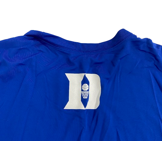 Christian Reeves Duke Basketball Player Exclusive "1 VISION" Workout Shirt (Size XXL)