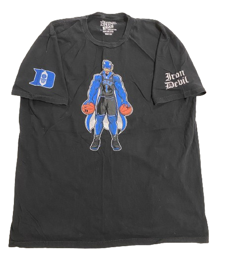 Christian Reeves Duke Basketball "IRON DEVIL" T-Shirt (Size XXL)
