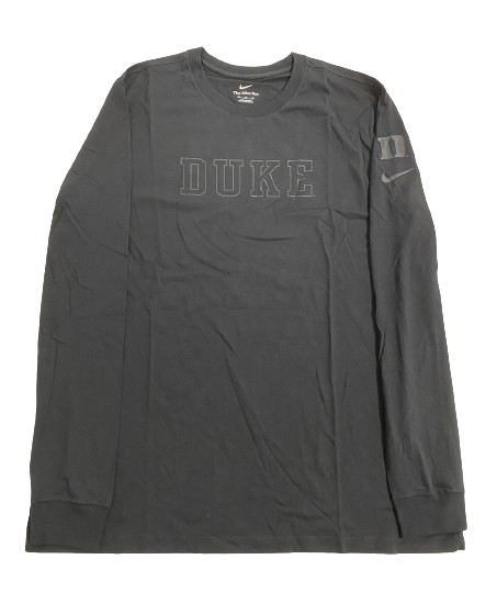 Christian Reeves Duke Basketball Team Issued Long Sleeve Shirt (Size XXL)